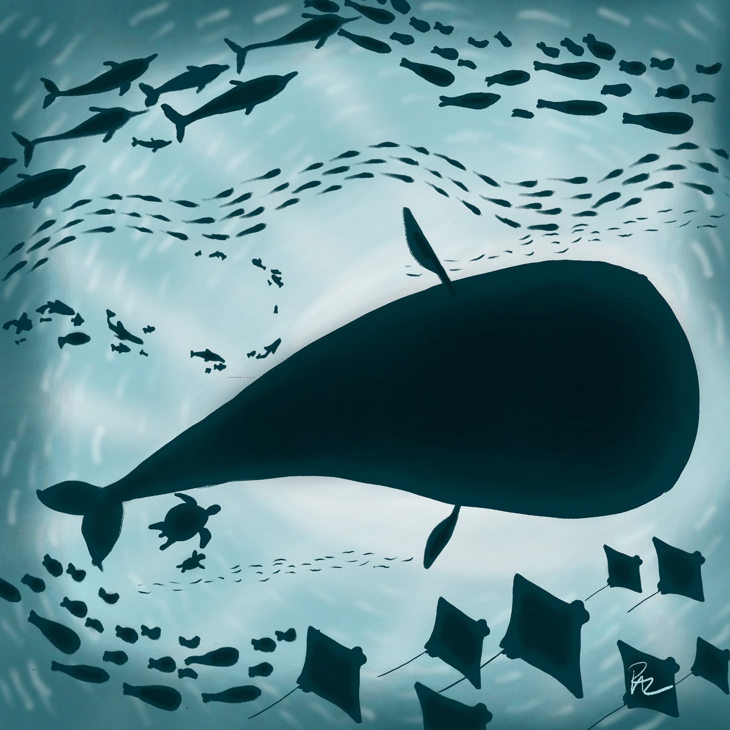 Dance of the Sea Print