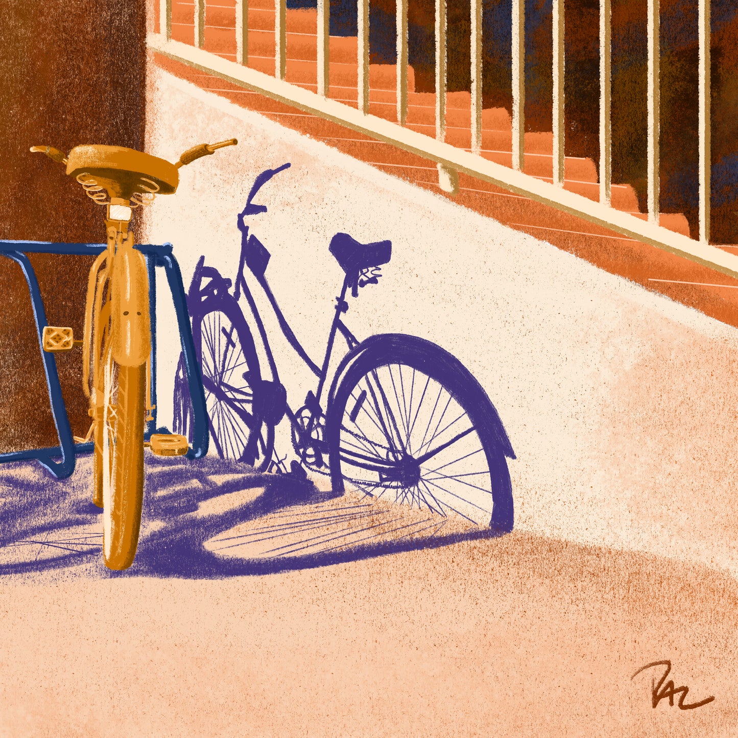 Long Days Ride Print