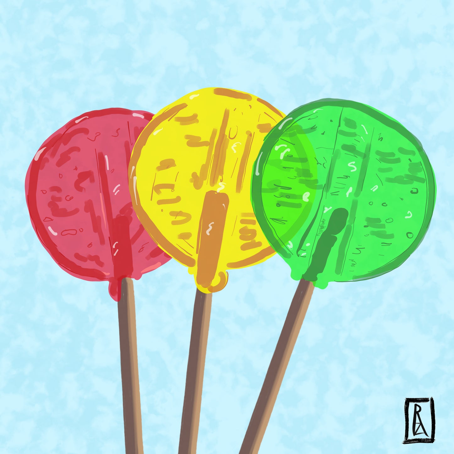 Rasta Pops Print