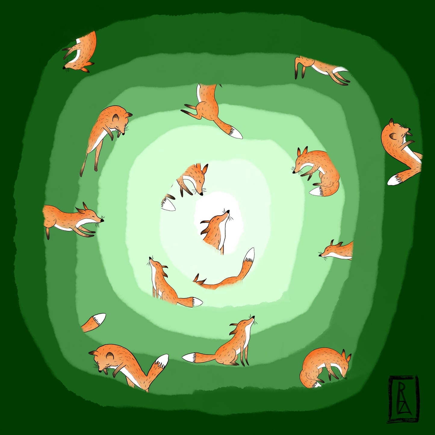 Fox in the Forest Print