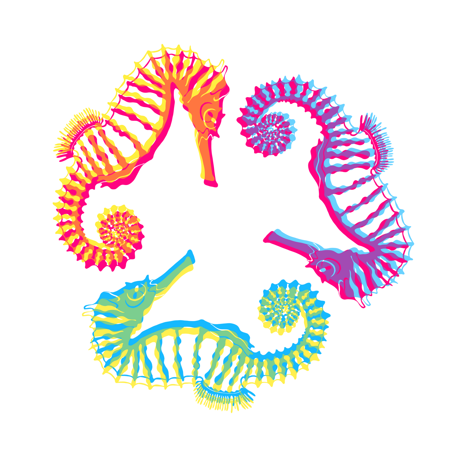 Seahorse in Color - Eco Tote Bag