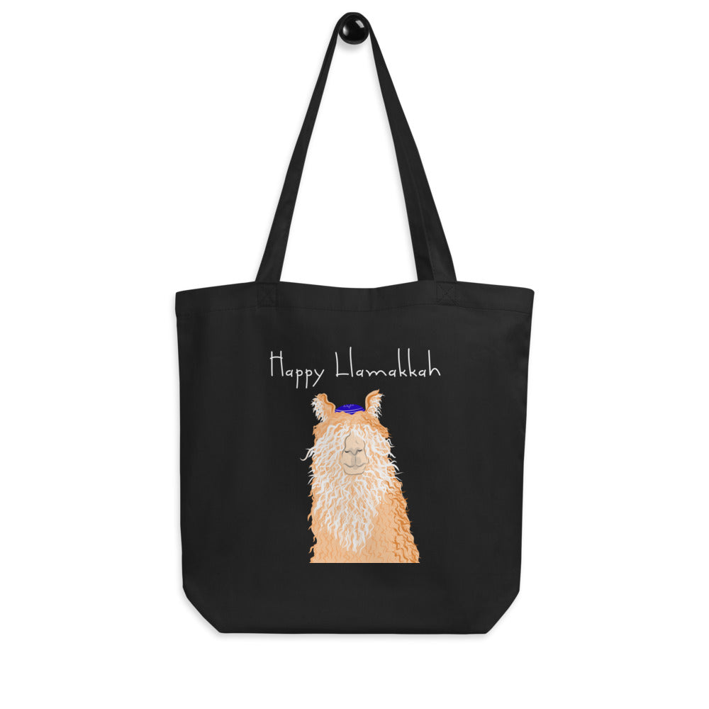 Happy Llamakkah Eco Tote Bag