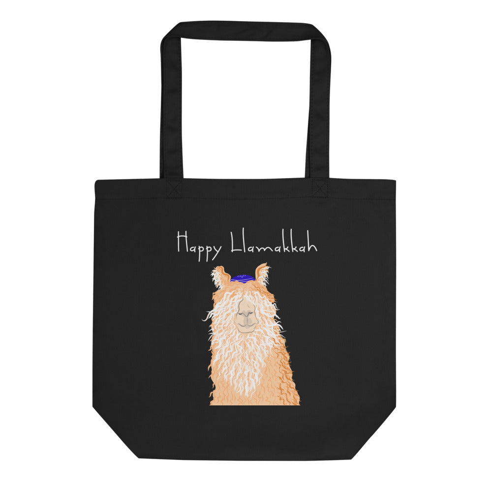 Happy Llamakkah Eco Tote Bag