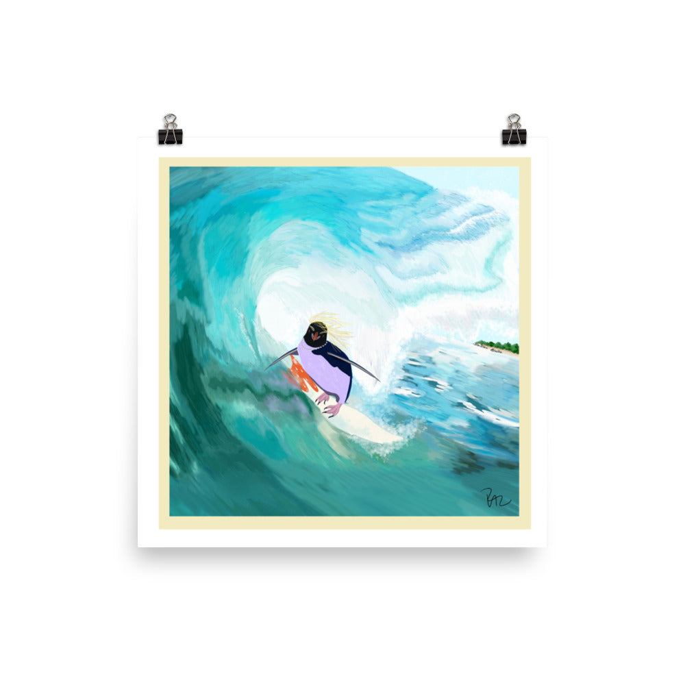 Rockhopper Breaking Waves Print