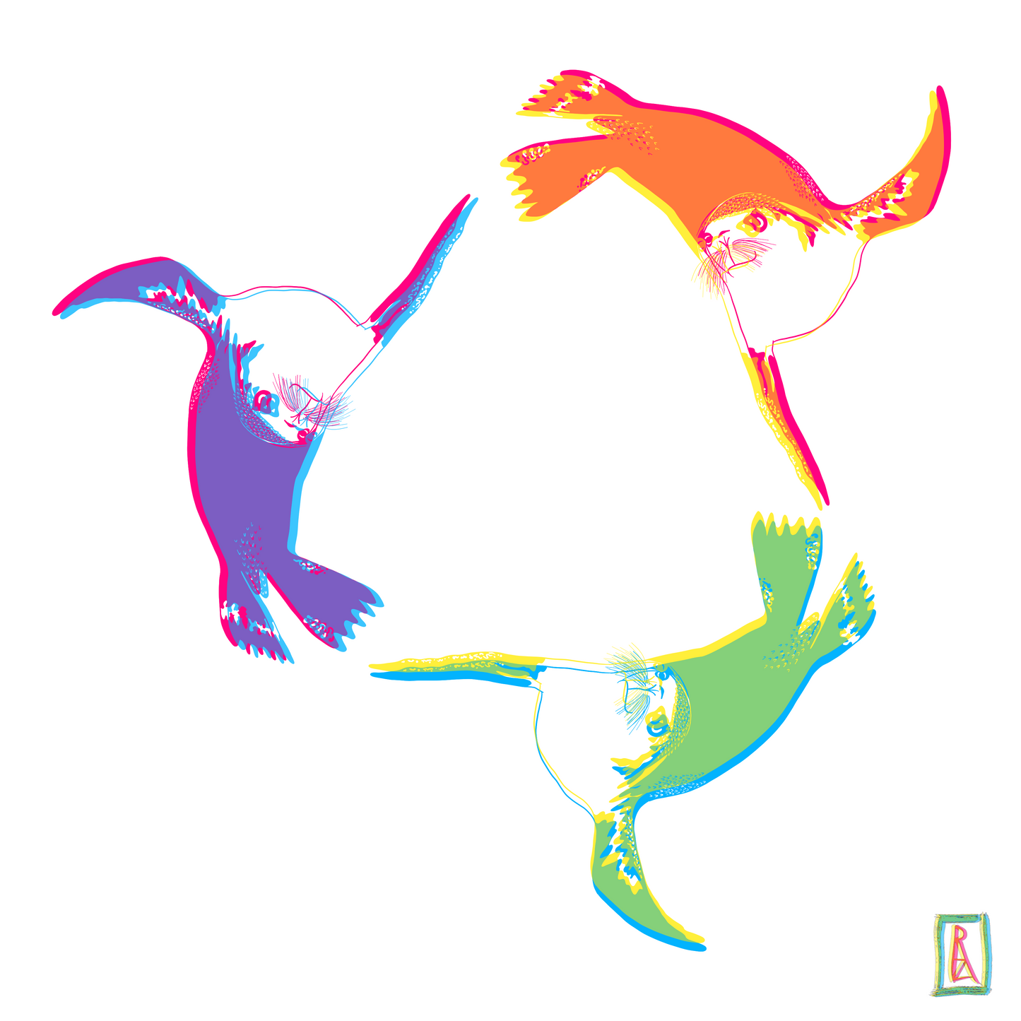 Seal in Color - Eco Tote Bag