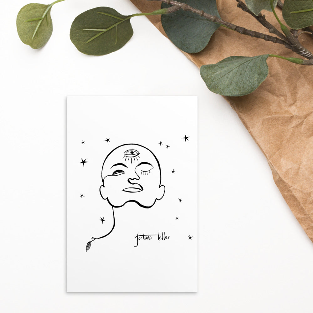 Fortune Teller - Postcard