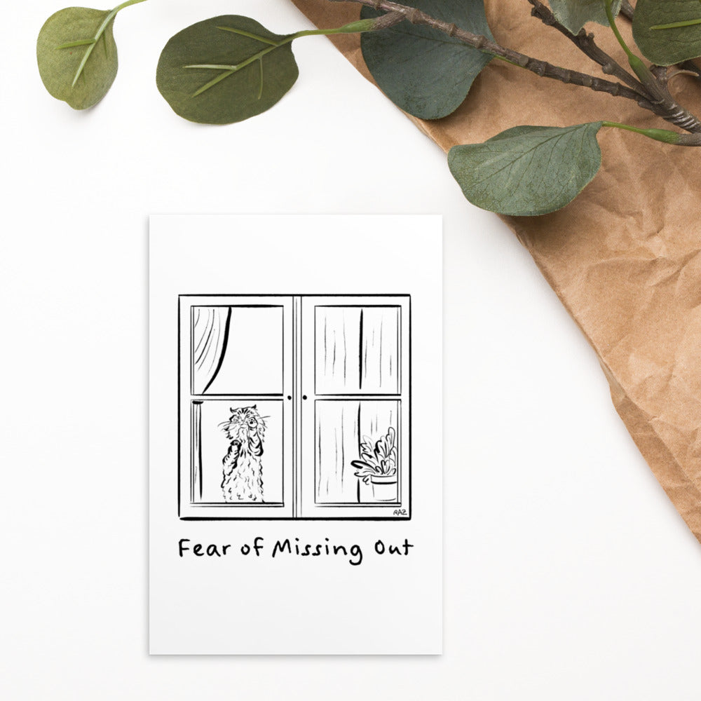 FOMO Postcard