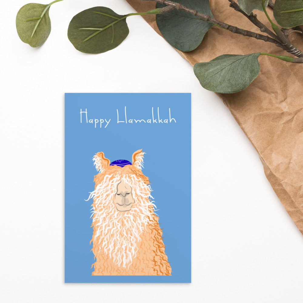 Happy Llamakkah Postcard