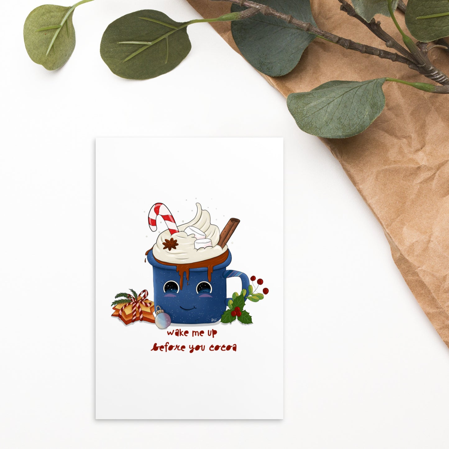 Hot Cocoa Postcard