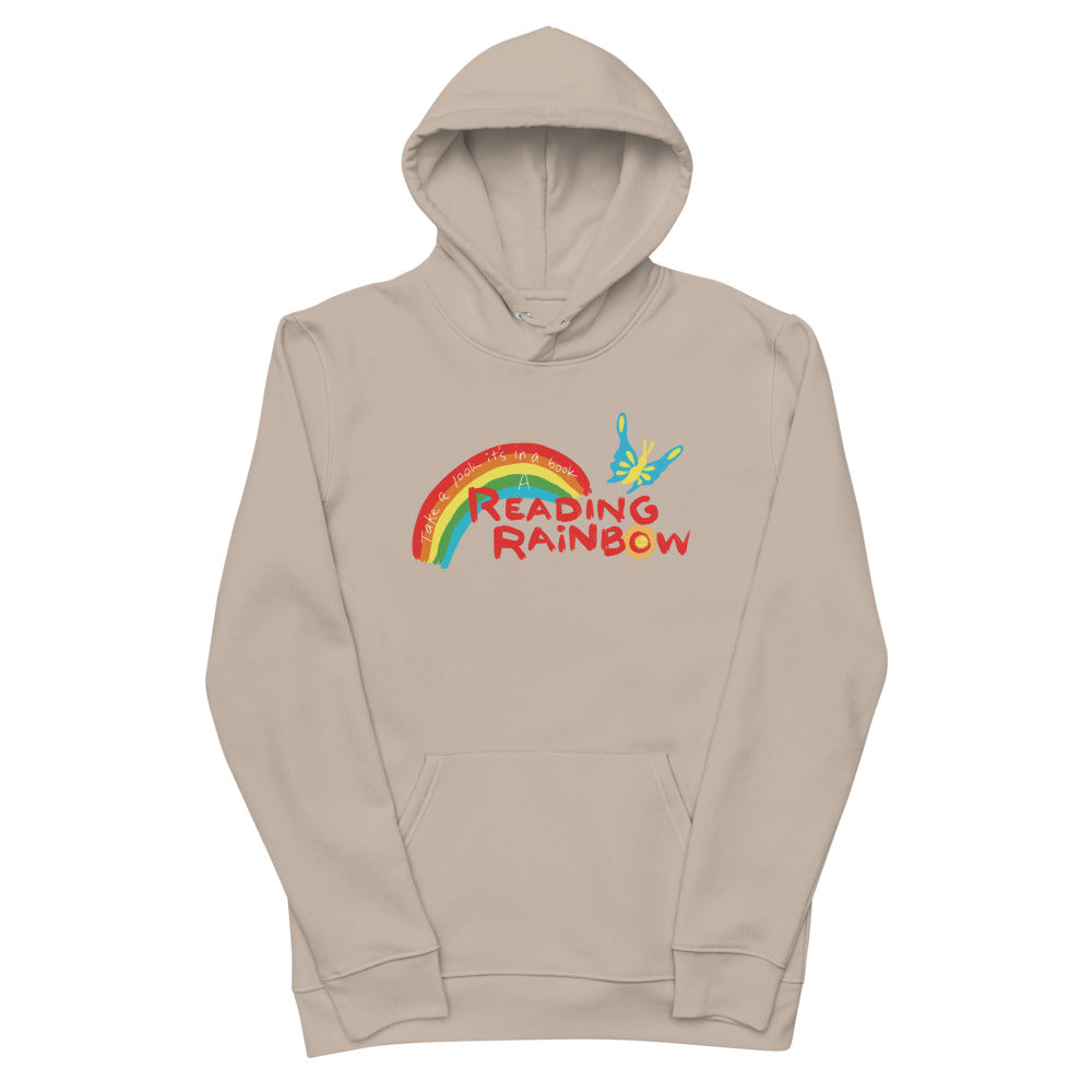 Reading Rainbow Unisex Eco hoodie
