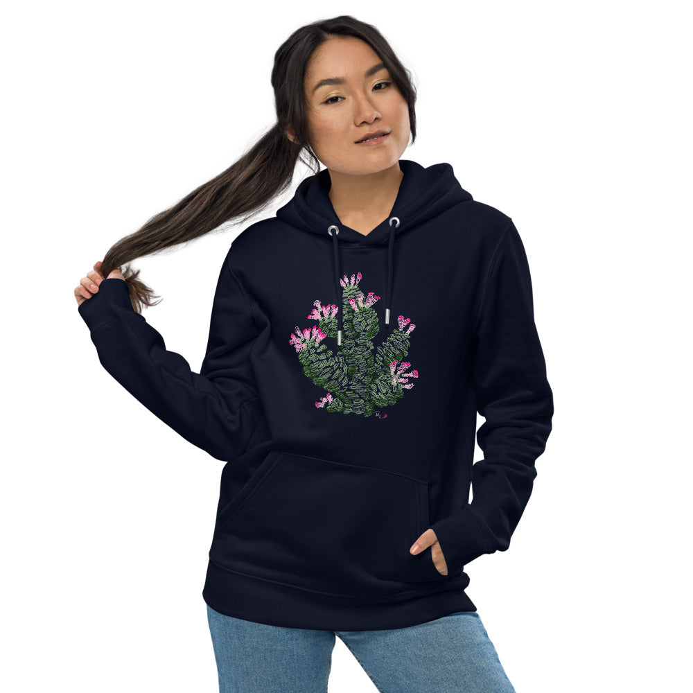 Succulent Scribbles Unisex Eco Hoodie