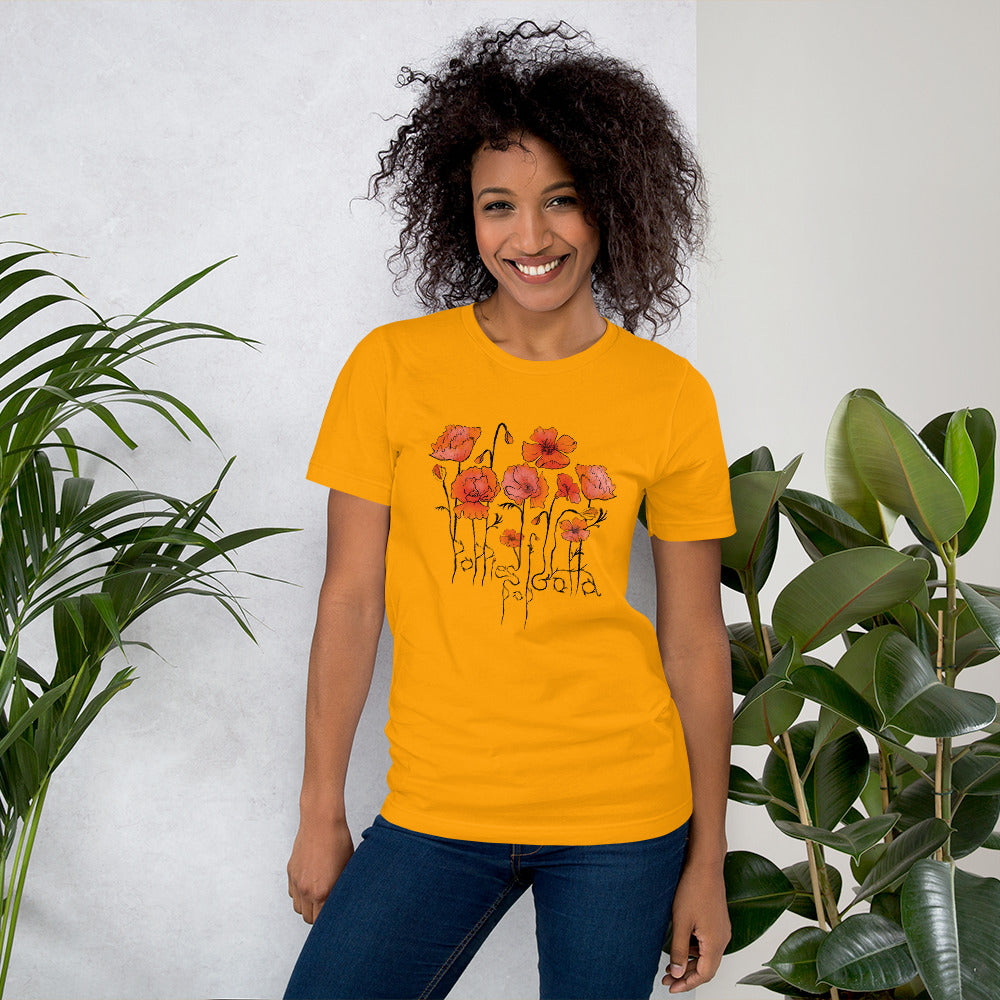Poppies Gotta Pop Unisex T-Shirt