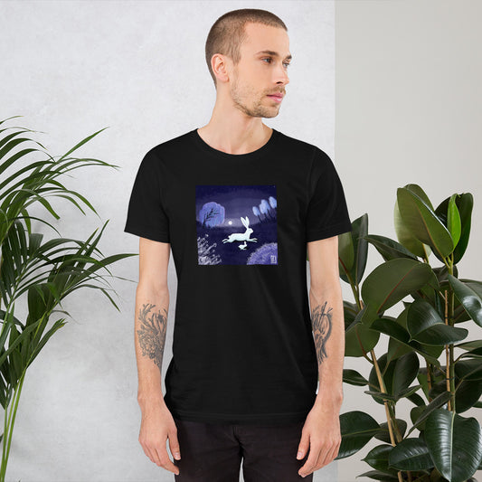 Big Bunny, Little Bunny Running Unisex T-Shirt