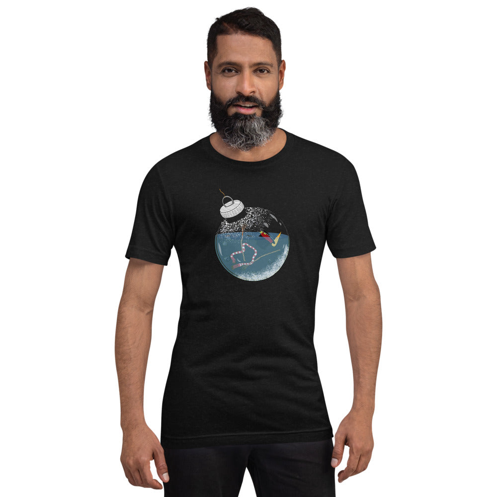 Melted Snowman Unisex T-Shirt