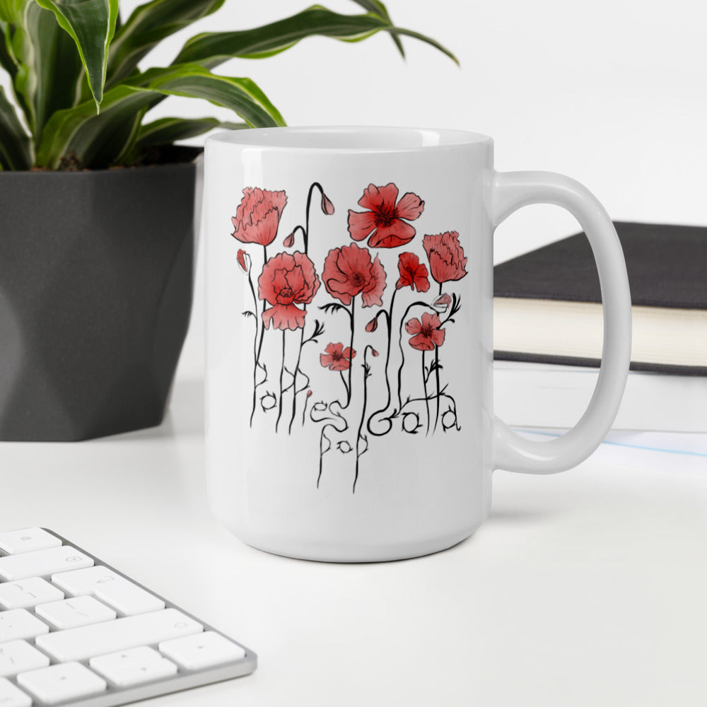 Poppies Gotta Pop Mug