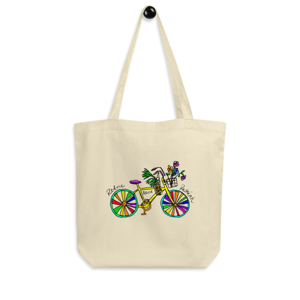 Reduce, Reuse, Rethink - Eco Tote Bag