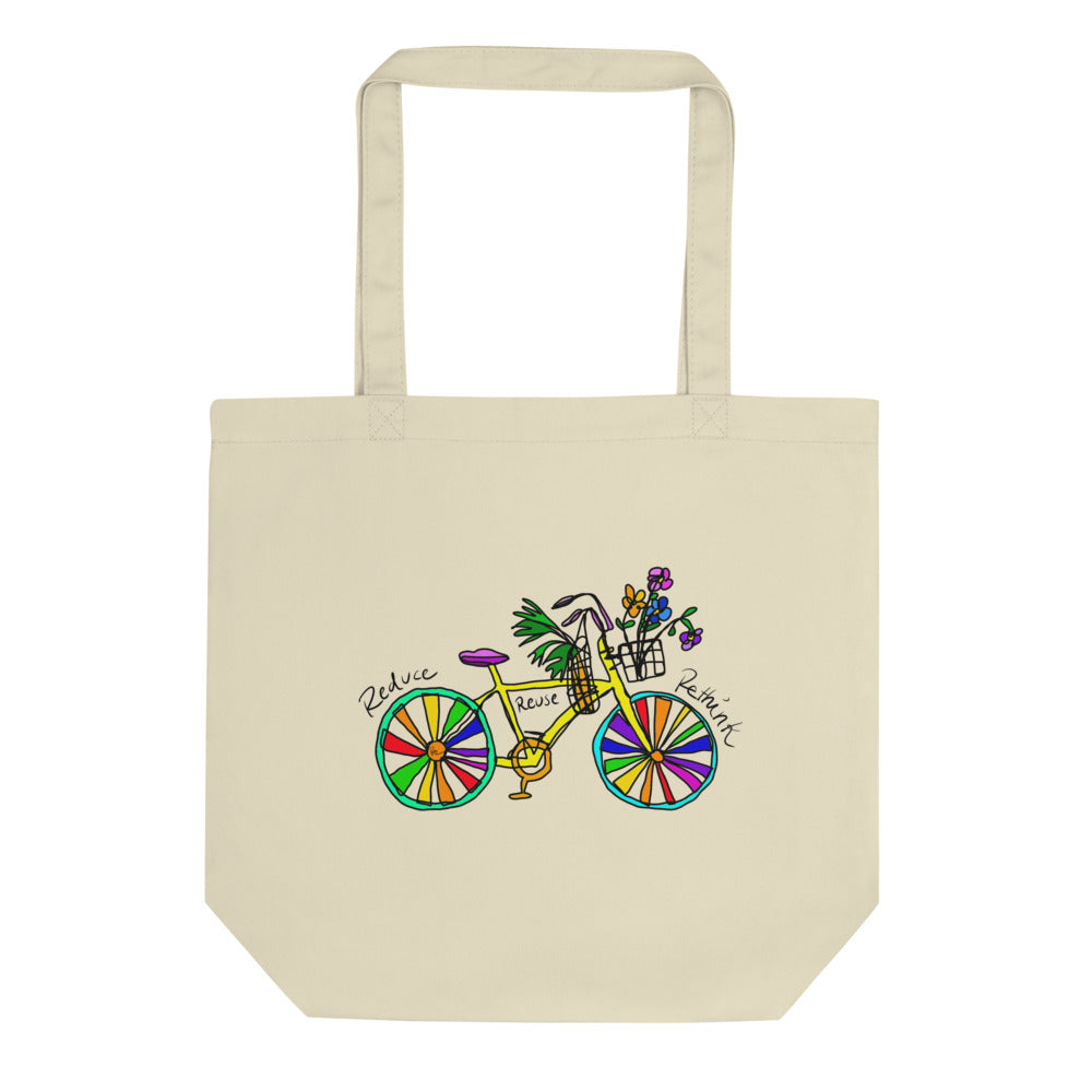 Reduce, Reuse, Rethink - Eco Tote Bag