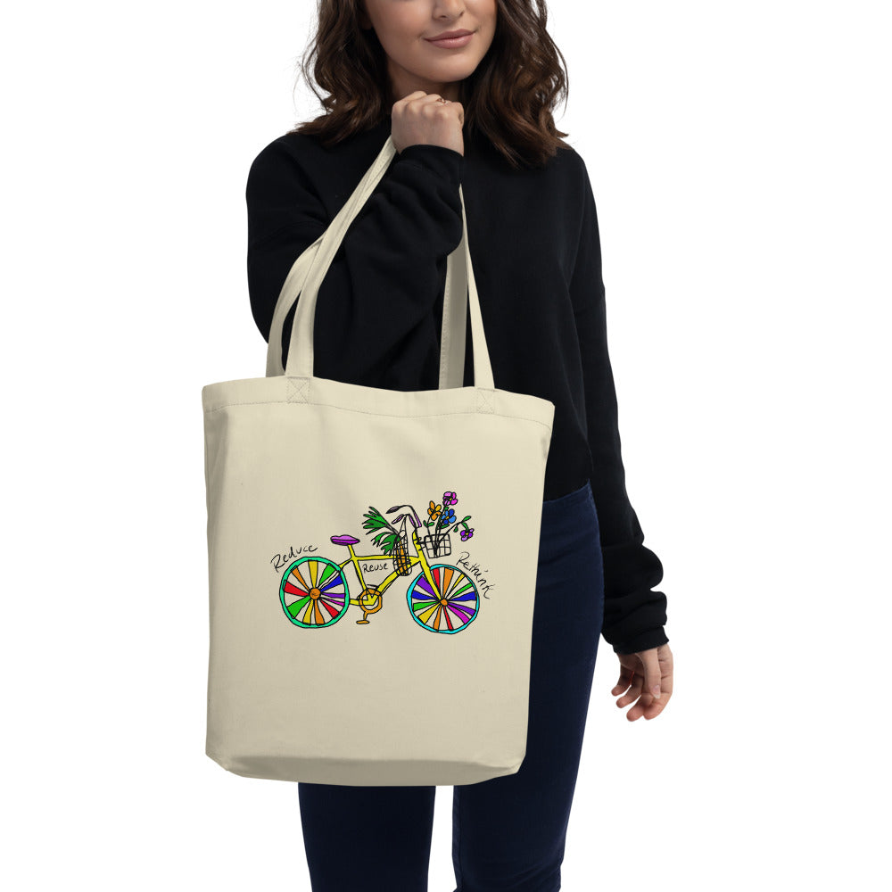 Reduce, Reuse, Rethink - Eco Tote Bag