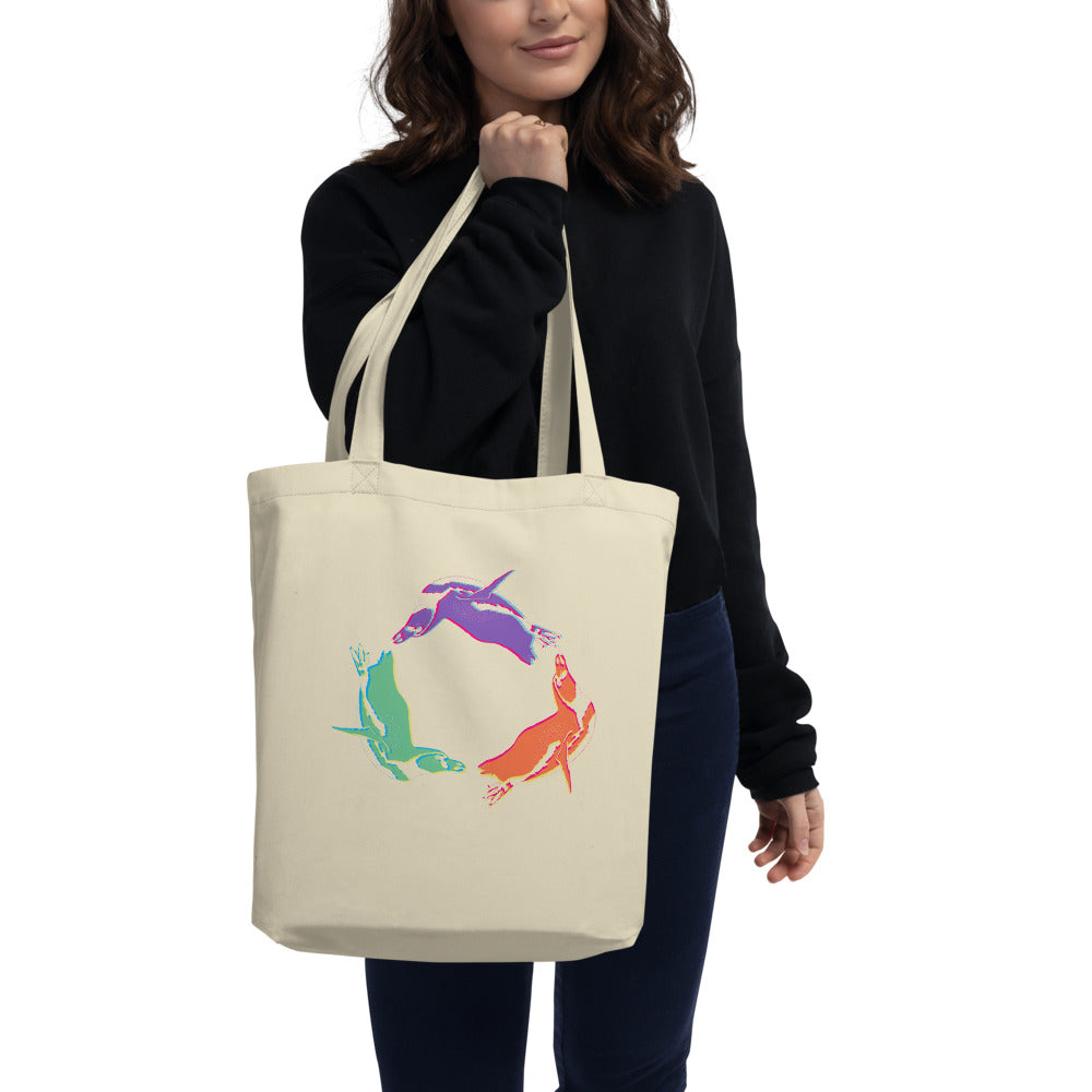Penguin in Color - Eco Tote Bag