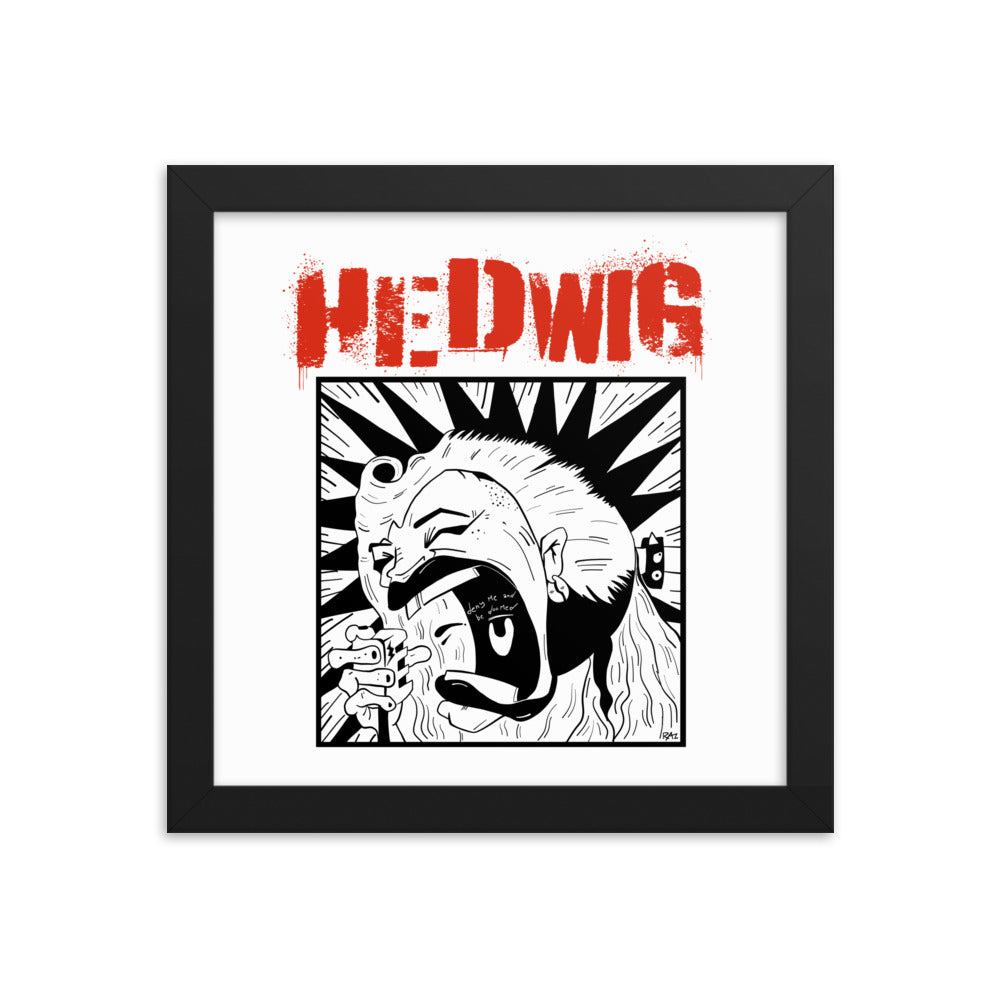 Limited Edition: Hedwig Concert Framed Print