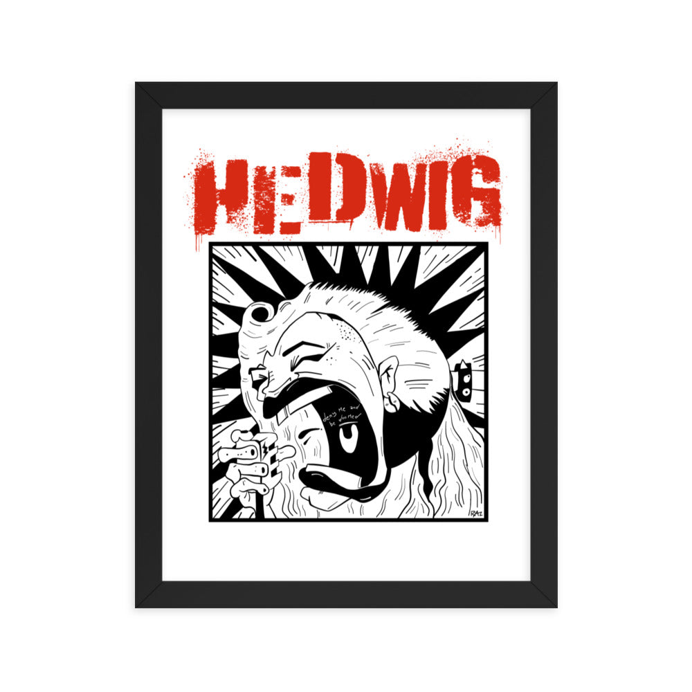 Limited Edition: Hedwig Concert Framed Print