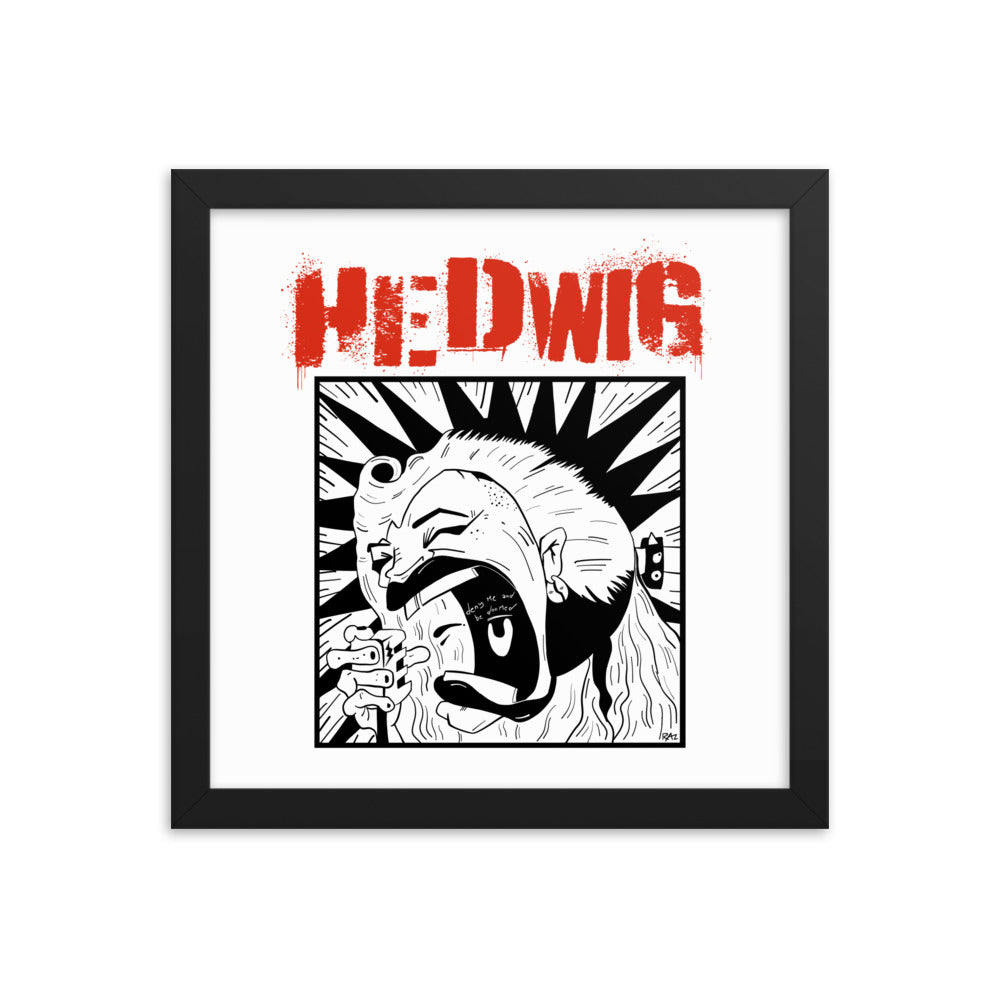 Limited Edition: Hedwig Concert Framed Print