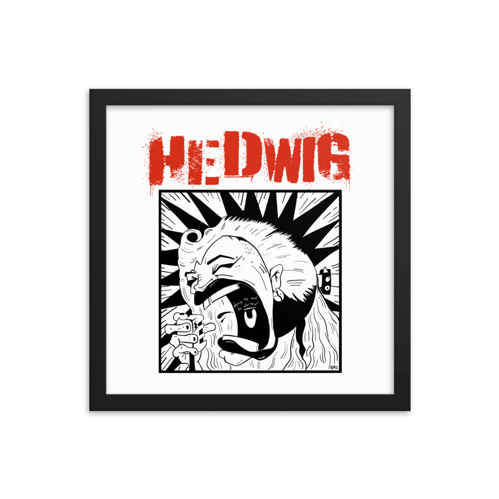 Limited Edition: Hedwig Concert Framed Print