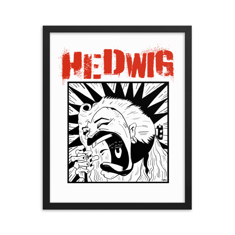 Limited Edition: Hedwig Concert Framed Print