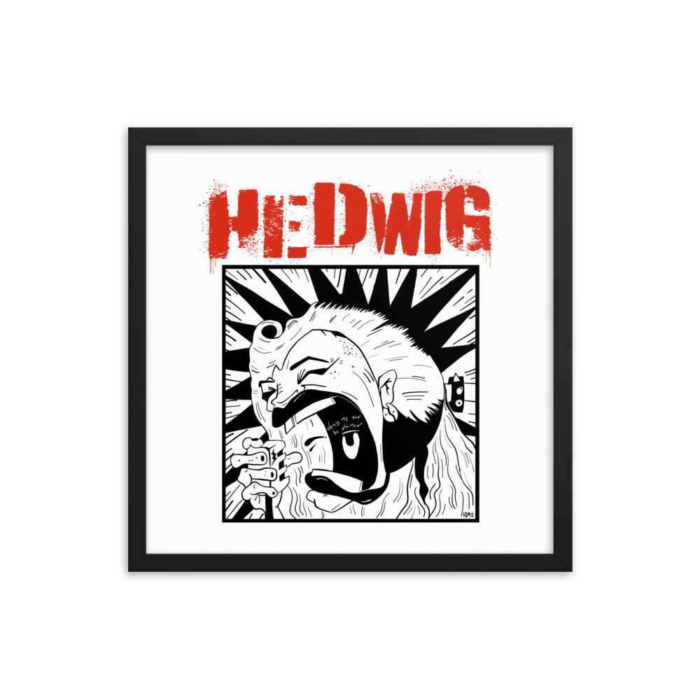 Limited Edition: Hedwig Concert Framed Print