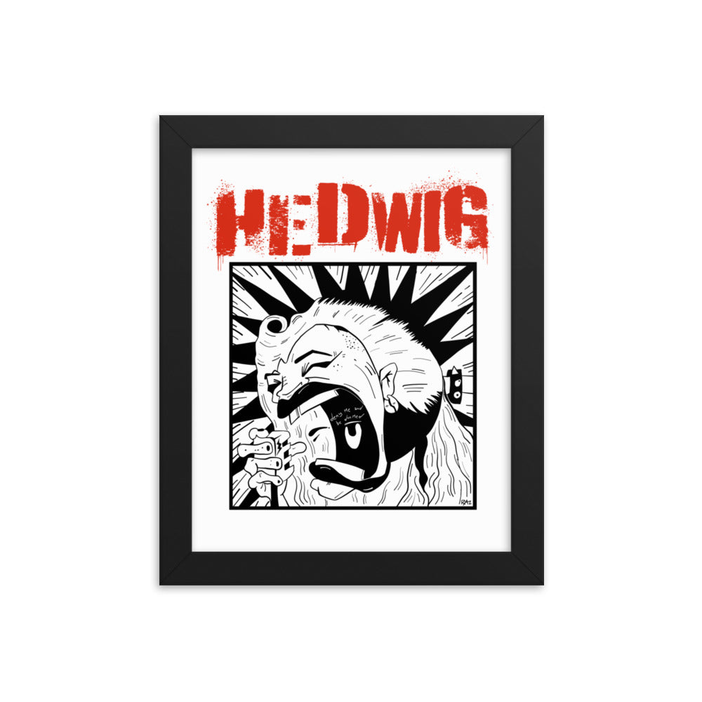 Limited Edition: Hedwig Concert Framed Print