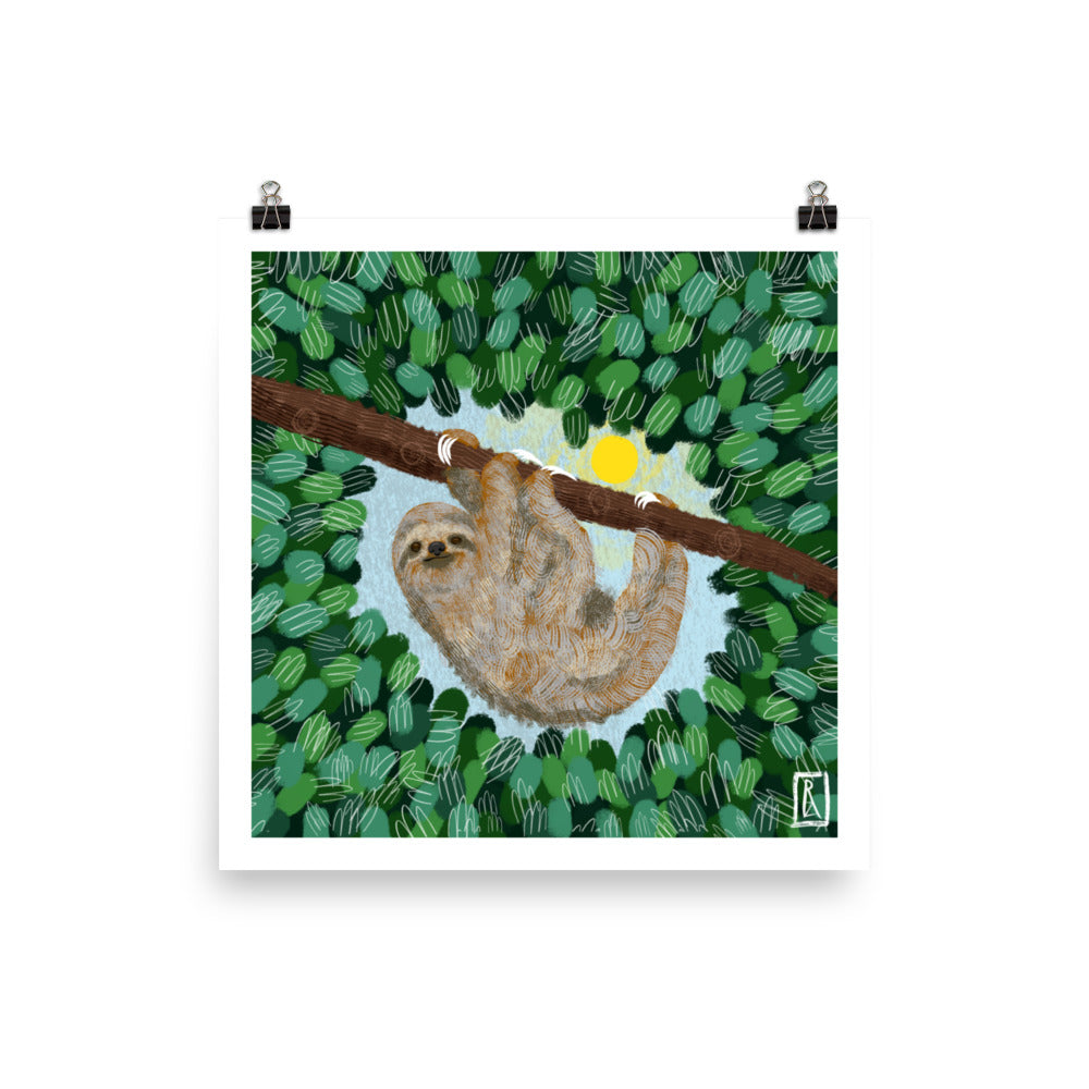 Hanging Out Print