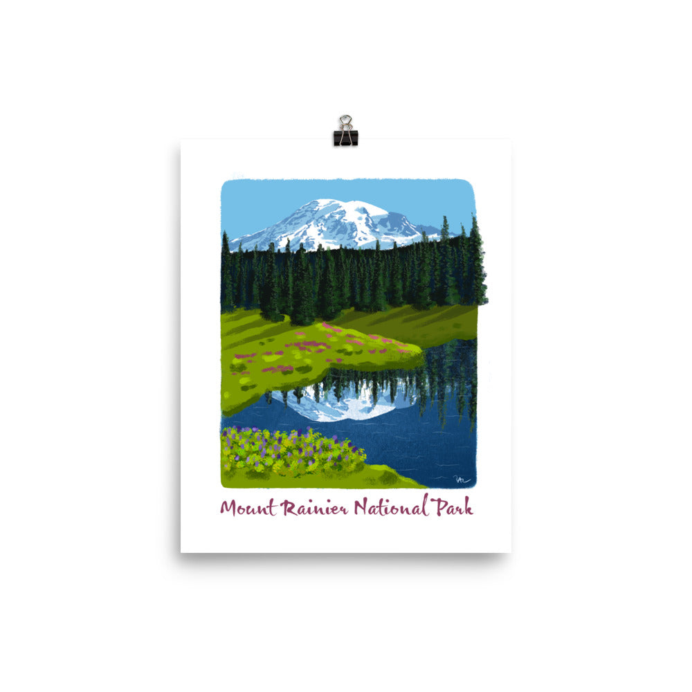 Mount Rainier National Park Print