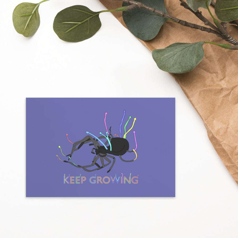 Keep Growing Postcard