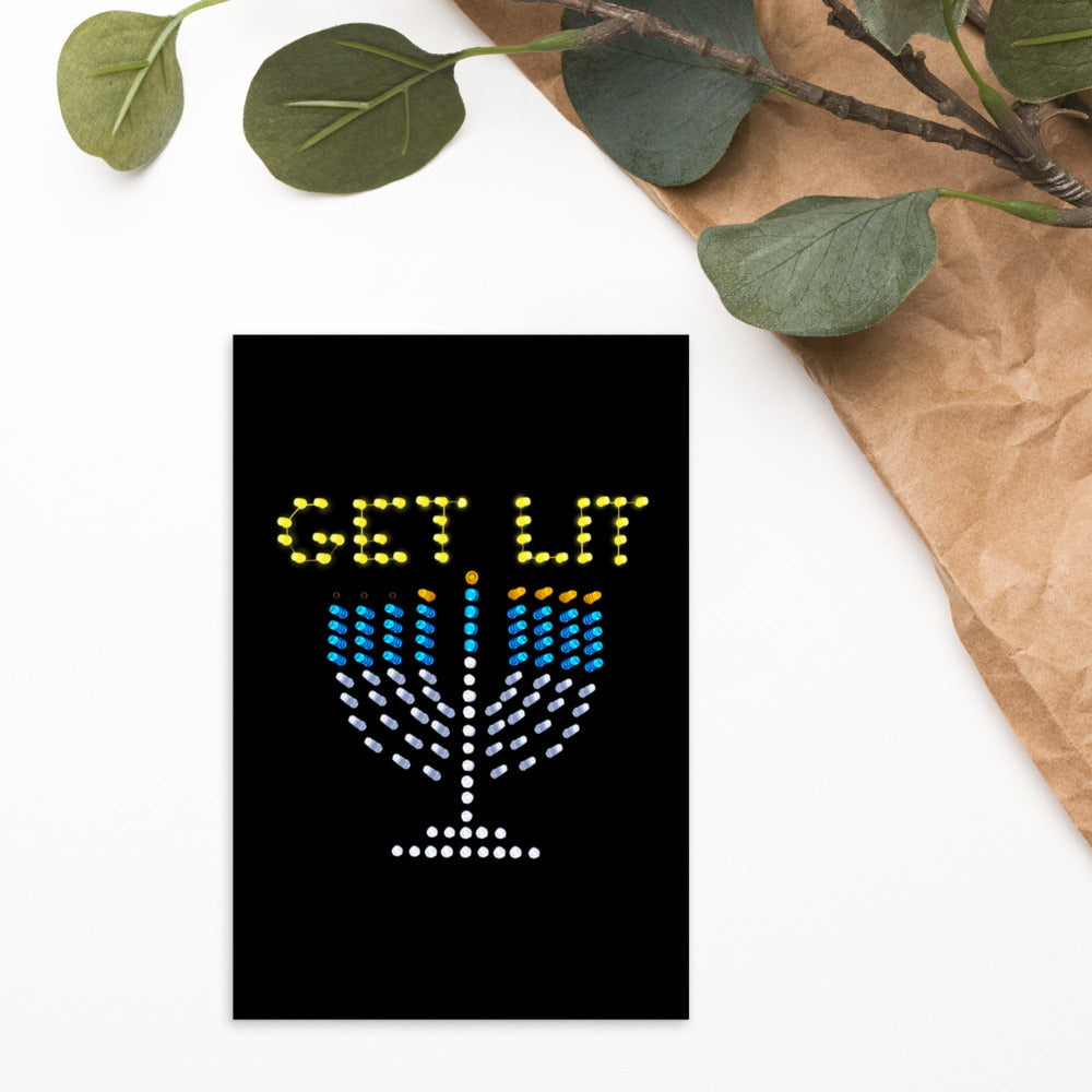 Get Lit Postcard