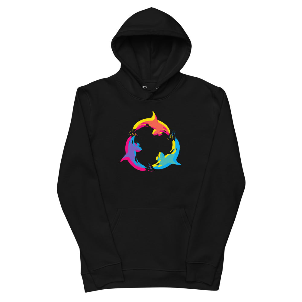 Orca in Color Unisex Eco Hoodie