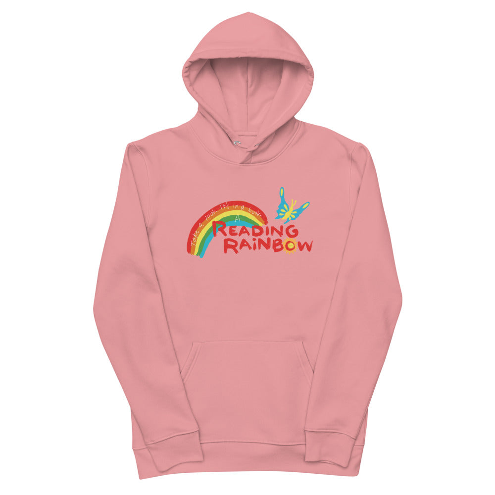 Reading Rainbow Unisex Eco hoodie