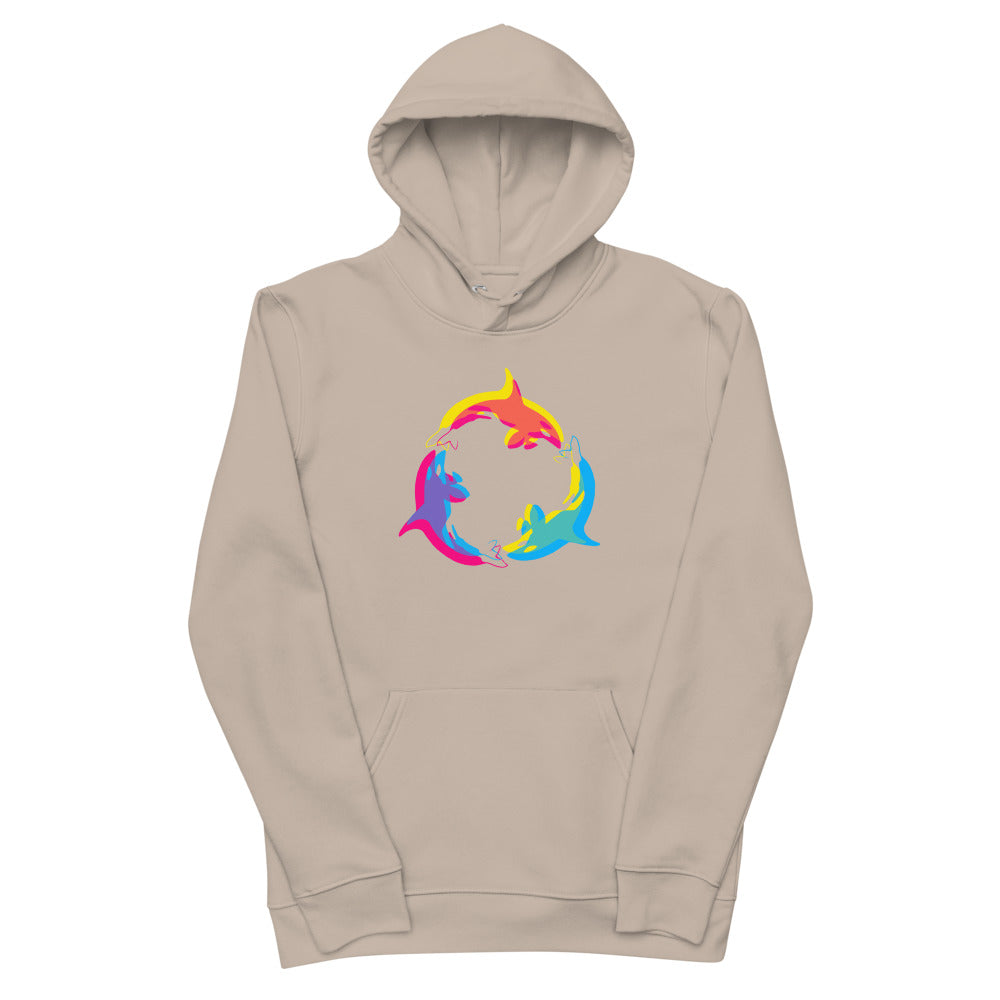 Orca in Color Unisex Eco Hoodie