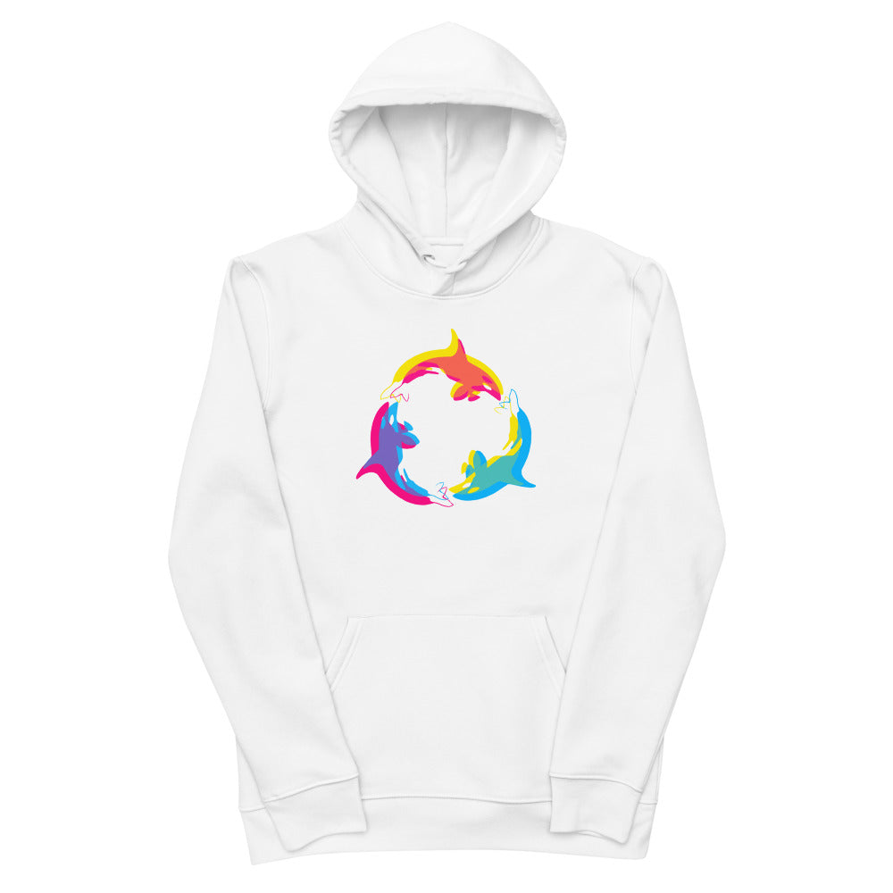 Orca in Color Unisex Eco Hoodie