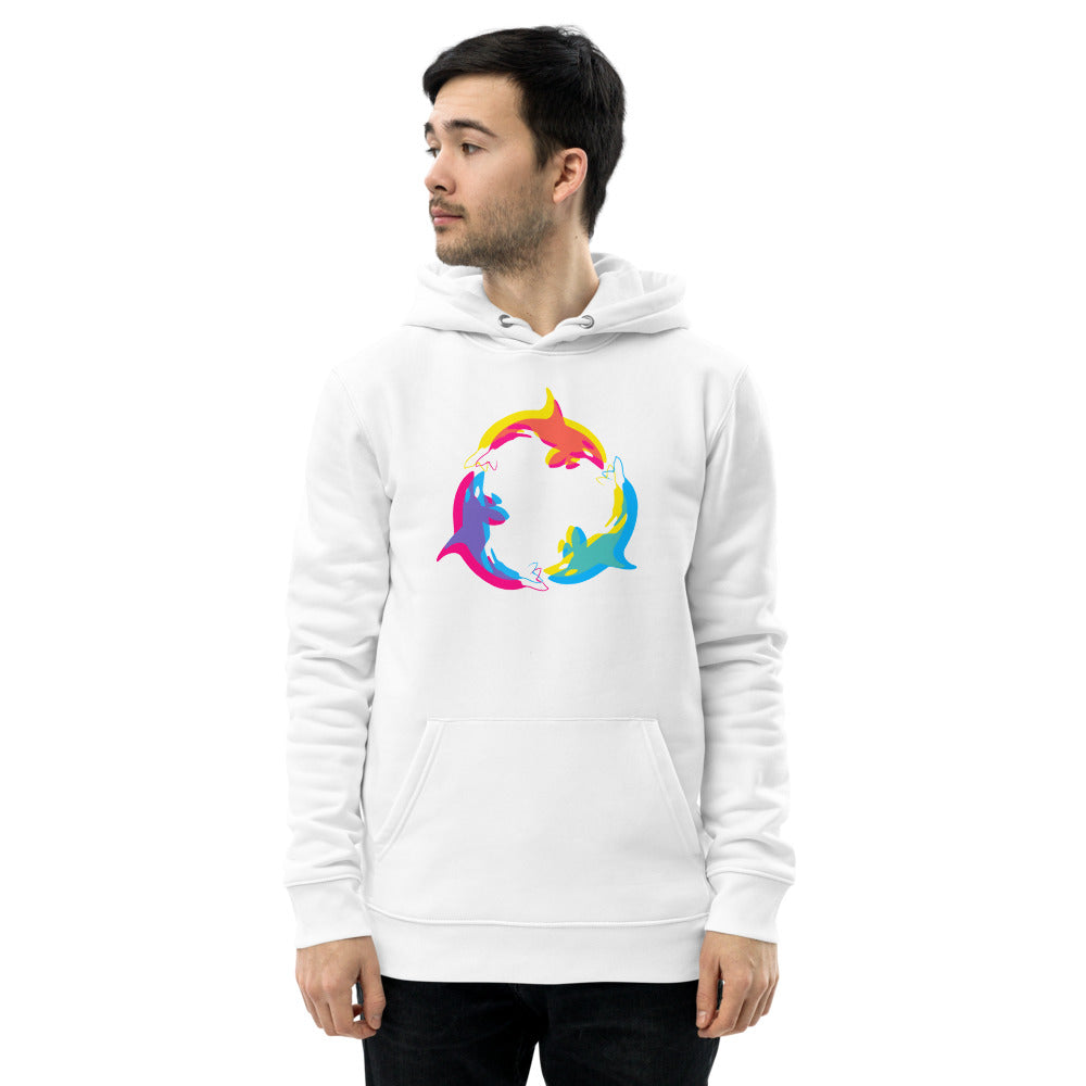 Orca in Color Unisex Eco Hoodie