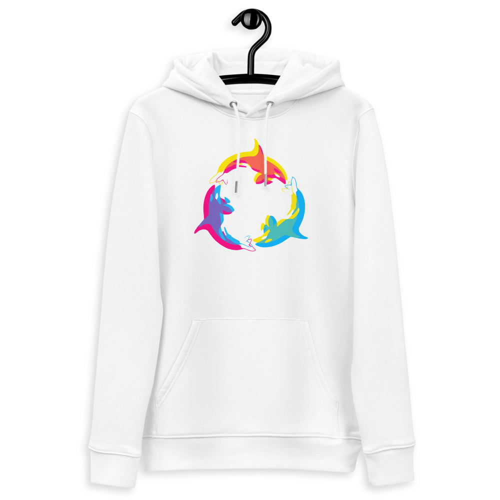 Orca in Color Unisex Eco Hoodie