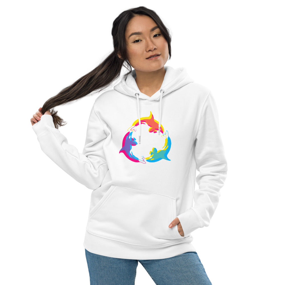 Orca in Color Unisex Eco Hoodie