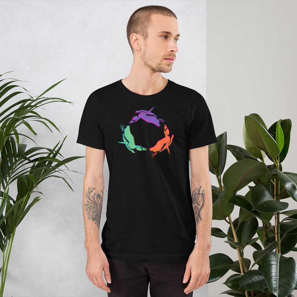 Penguin in Color Unisex T-Shirt