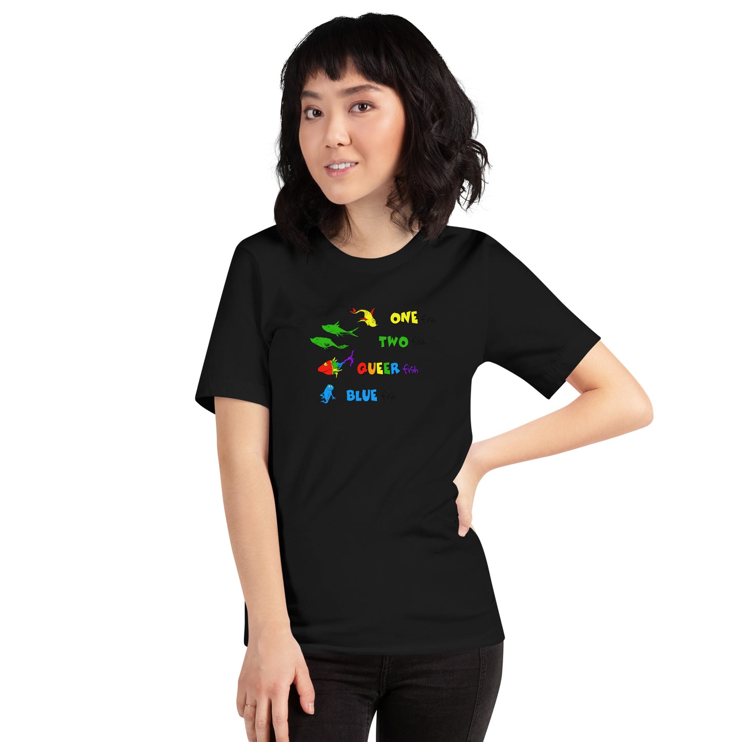 Queer Fish Unisex t-shirt