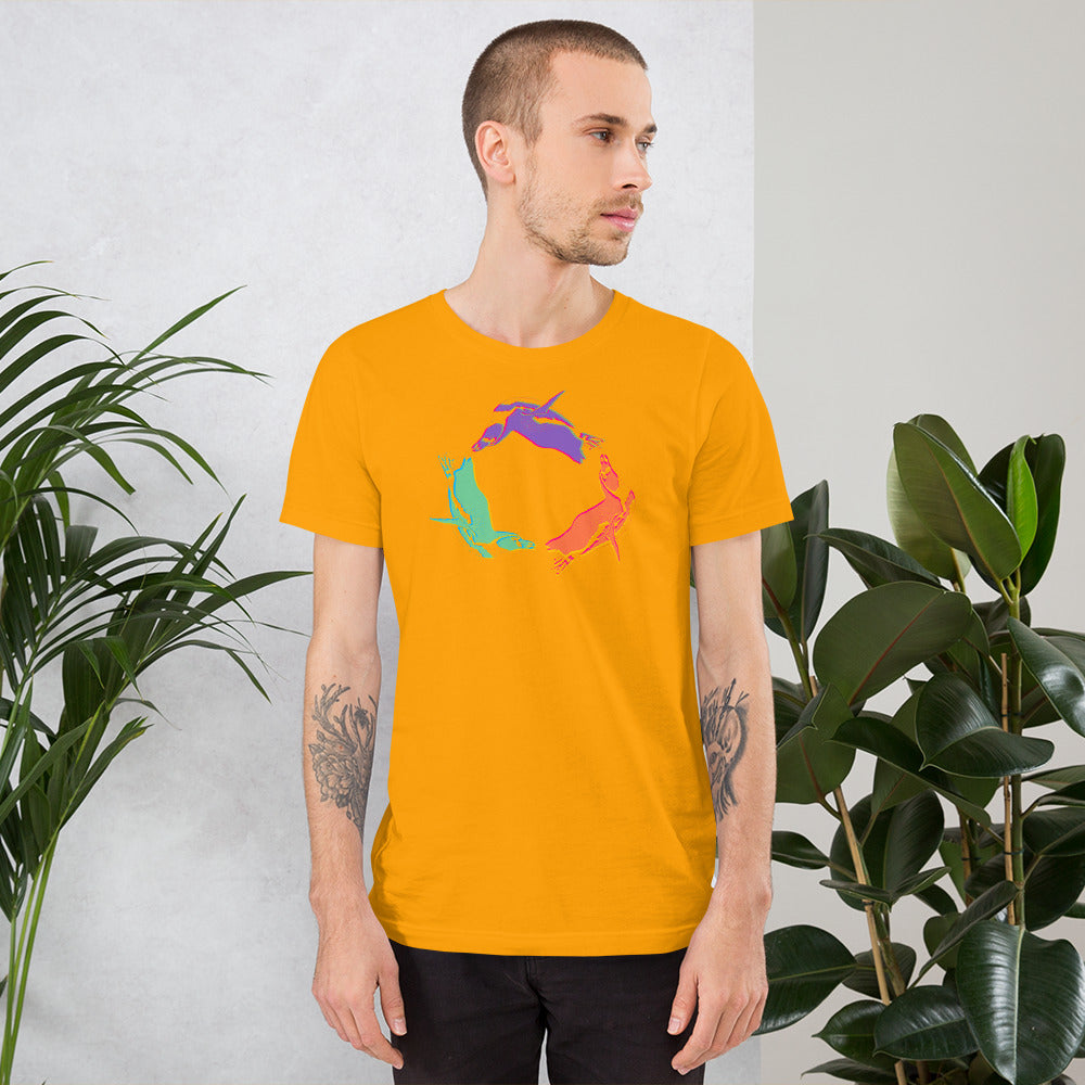 Penguin in Color Unisex T-Shirt