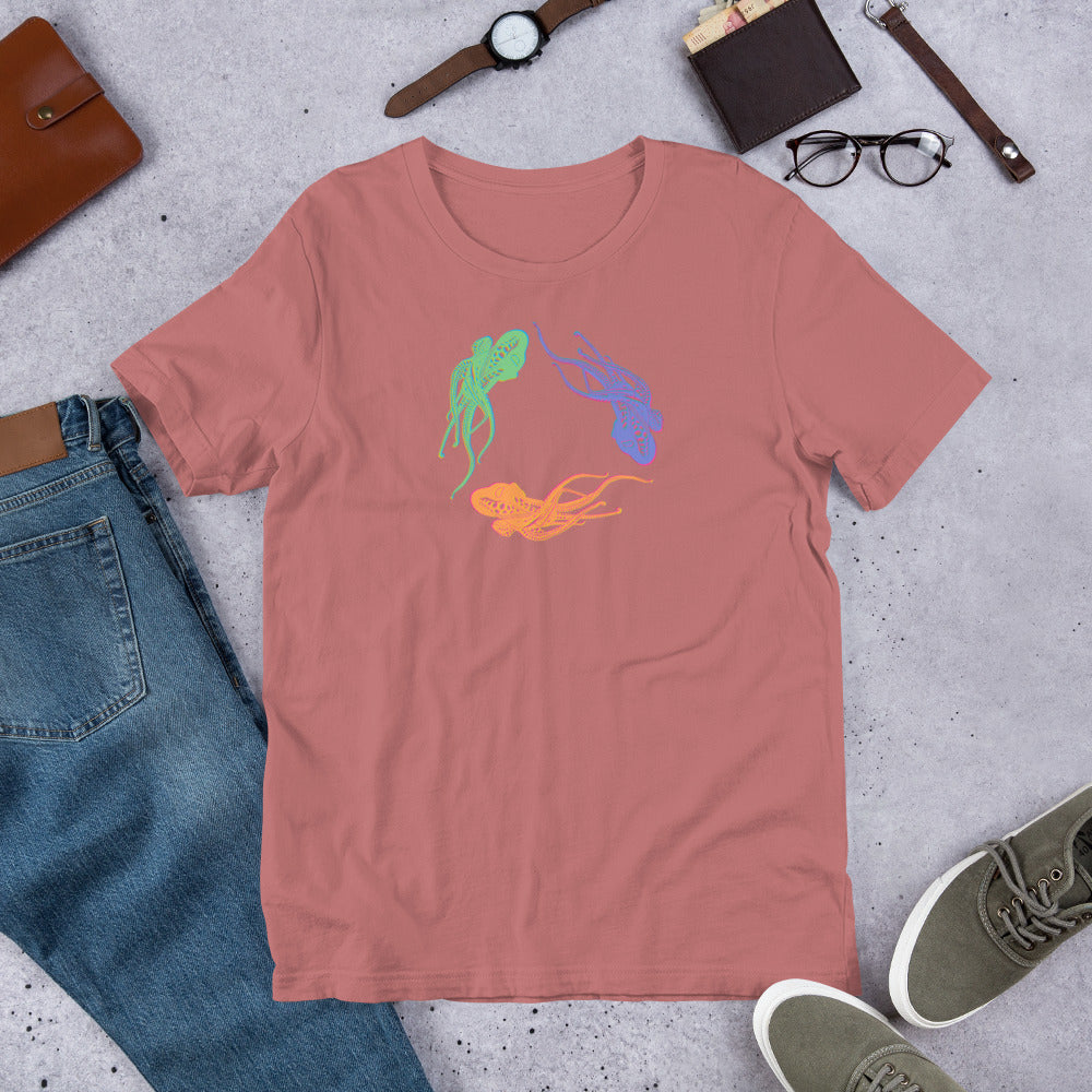 Octopus in Color Unisex T-Shirt