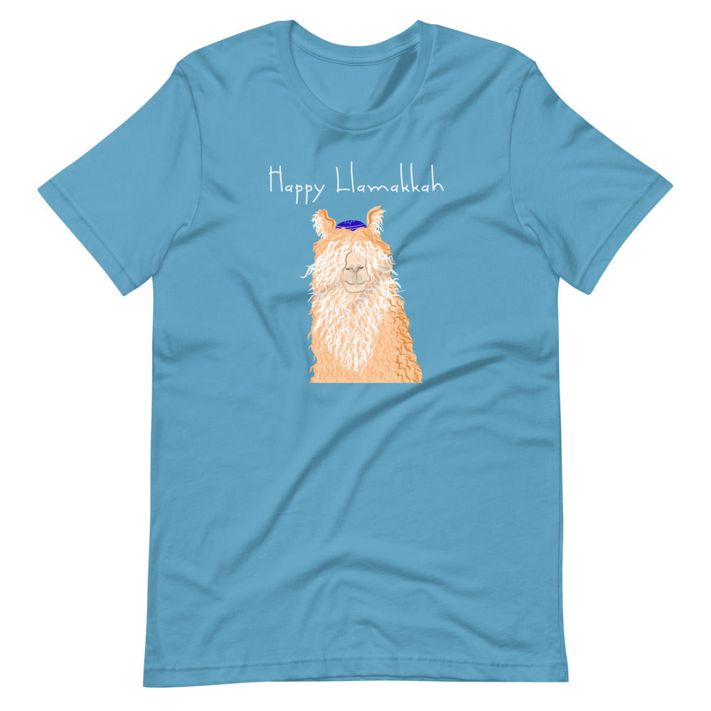 Happy Llamakkah Unisex T-Shirt