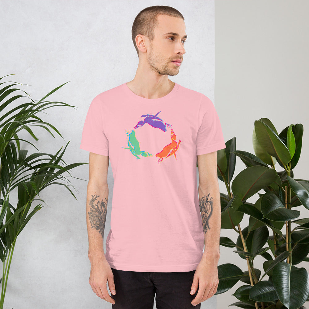 Penguin in Color Unisex T-Shirt