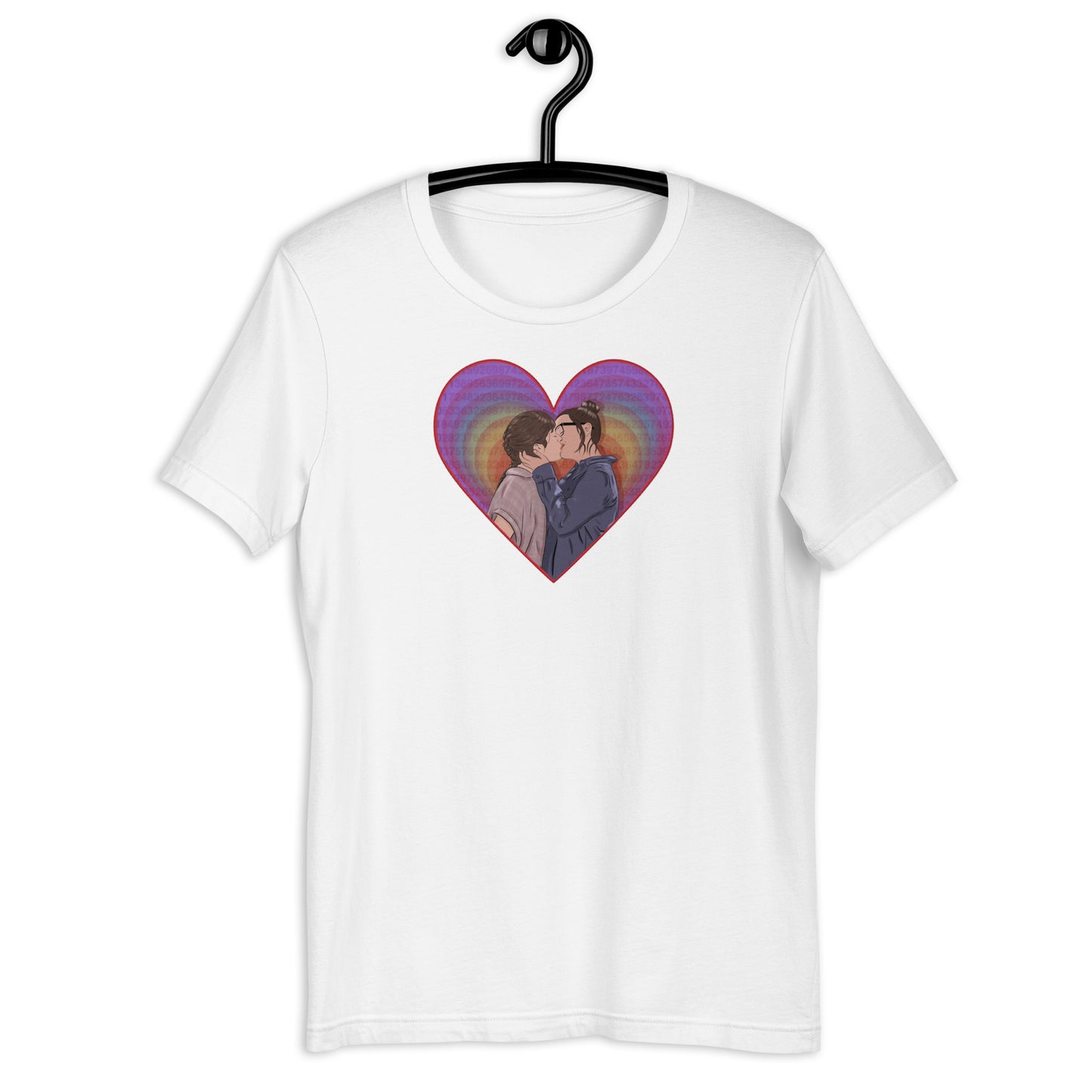 Non-Binary Heart Unisex T-shirt