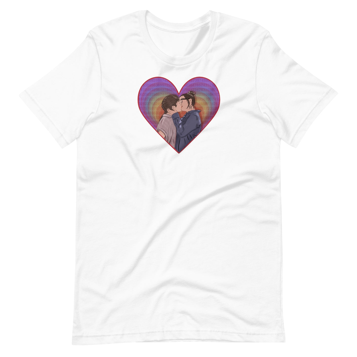 Non-Binary Heart Unisex T-shirt