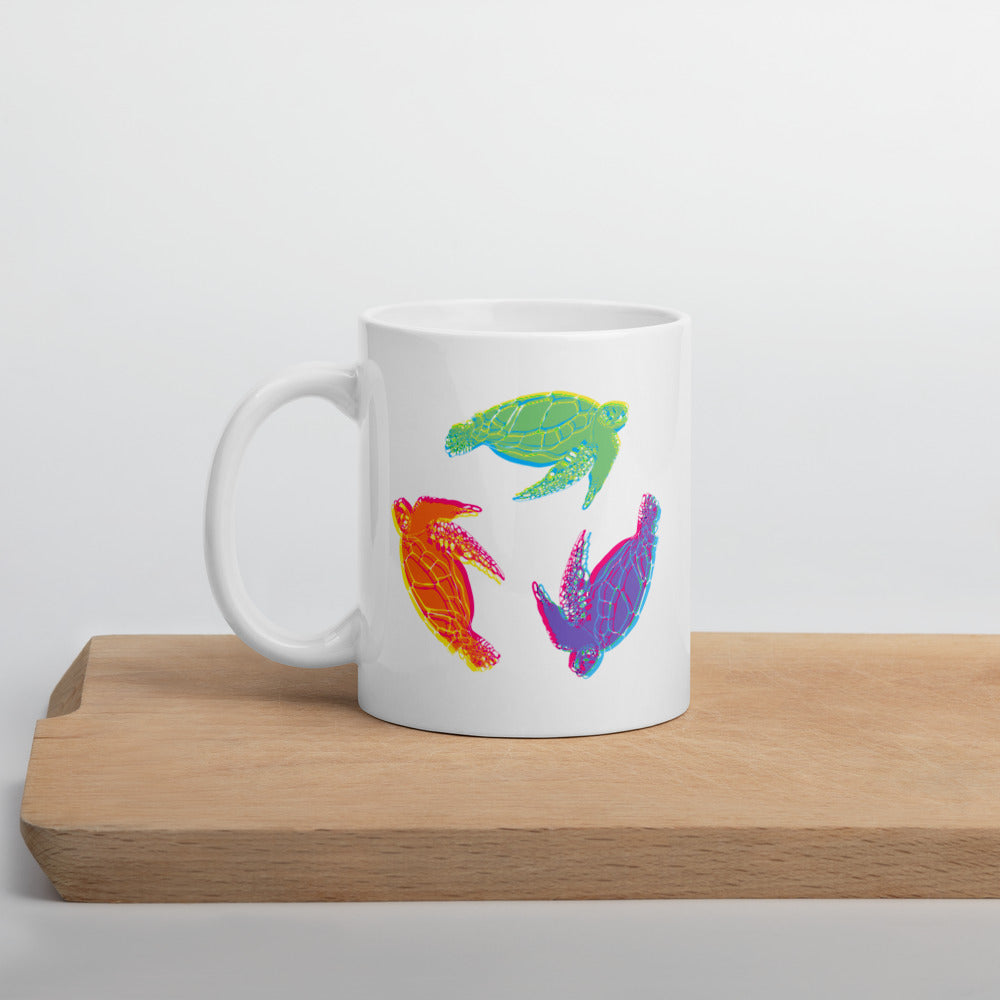 Sea Turtle in Color Mug